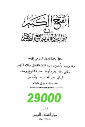 الفتح الكبير في ضم الزيادة إلى الجامع الصغير